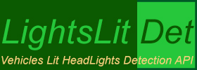 Vehicles Lit HeadLights Detection API