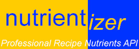 Professional Recipe Nutrients API