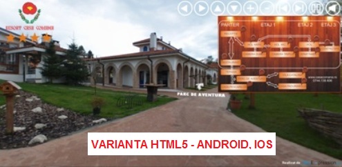 Tur virtual 360 grade - varianta HTML5